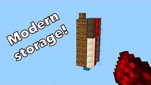Smart storage silo in Minecraft bedrock (tutorial)