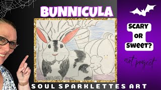 Banicule Rabbit Vampire. Bunny Bunnicula Plush. It is a Sample 