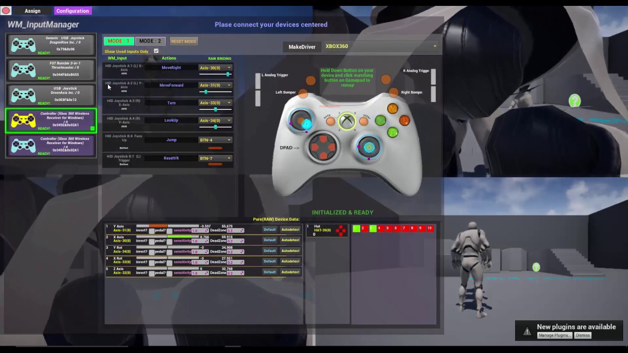 WM Input Manager for Unreal Engine v1.0 - YouTube