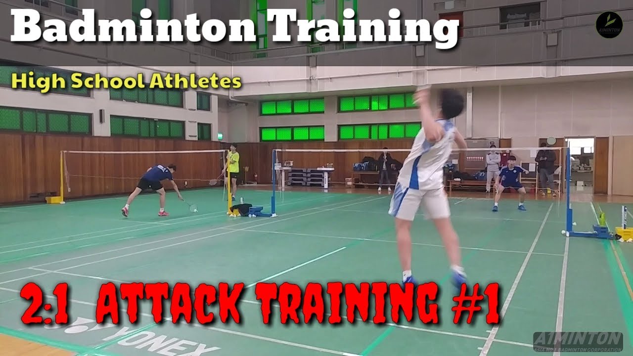 Badminton High School Athletes Training21 Attack Training (Part.01