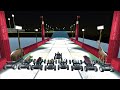 Animal Kart Race. A course illuminated by lights in a night race! | Animal Revolt Battle Simulator