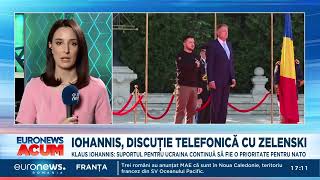 Iohannis, discuție telefonică cu Zelenski: Suportul pentru Ucraina, o prioritate pentru NATO