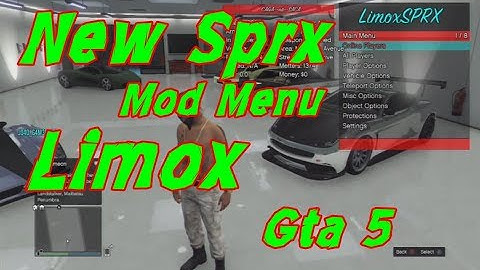 SPRX (Mod Menu) New LIMOX  GTA V PS3 1.27/1.28 DEX BLES +DONWLOAD