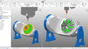 Complete 5-Axis Impeller Tutorial | PowerMill 5-Axis Toolpaths Explained
