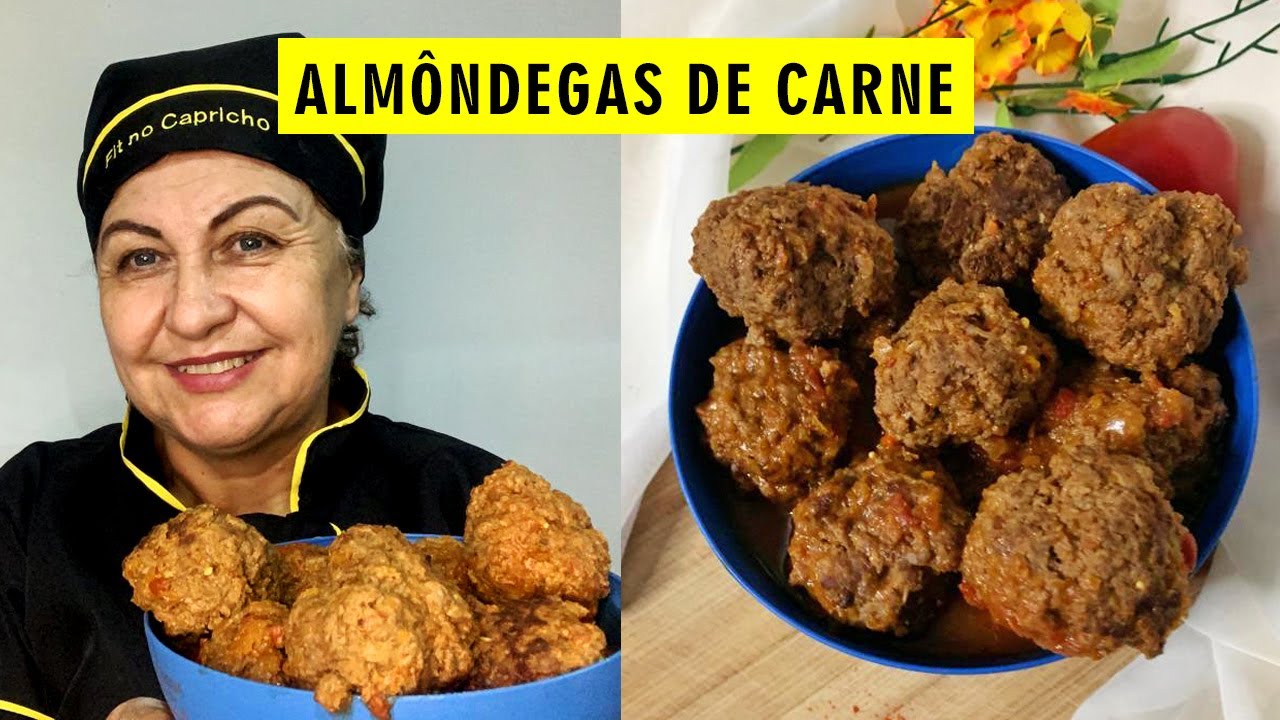 Almôndegas de Carne Fácil e Saudável!