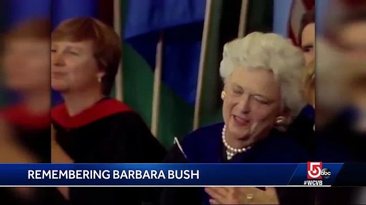 Look back: Barbara Bush's controversial Wellesley ...