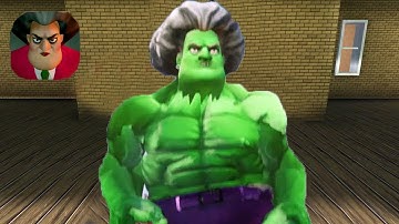 Scary Teacher 3D New Teacher Hulk New Update Full History Part 25 Gameplay Walkthrough (IOS ANDROID)