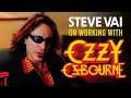 Steve vai on working with ozzy osbourne 1995