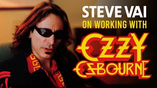 Steve Vai on working with Ozzy Osbourne (1995)