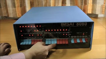 IMSAI 8080 demo