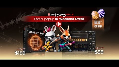 83% Off on IK Multimedia Total Studio Max 3.5 [Full Amplitube, Tonex, T Racks, and more]