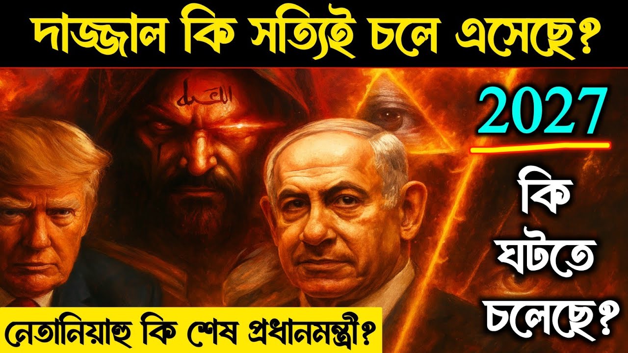 🔥 দাজ্জাল কি সত্যিই চলে এসেছে? নেতানিয়াহু ইসরায়েলের শেষ প্রধানমন্ত্রী? dajjal | story | Islamic - ik