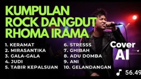 Kumpulan Rock dangdut RHOMA IRAMA  cover musik IA | Keramat, Mirasantika, gala-gala, Judi, dll | 
