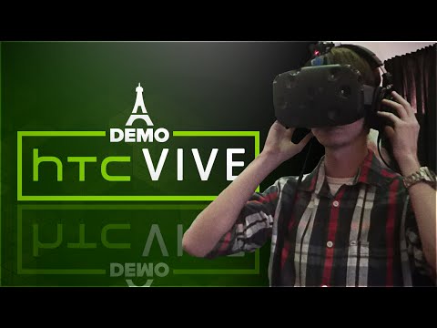 2016 The Year of VR! - HTC Vive & Oculus Demo in Paris