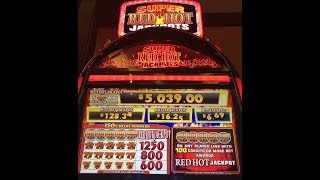 Super Red Hot Jackpots slot machine - 2nd spin bonus