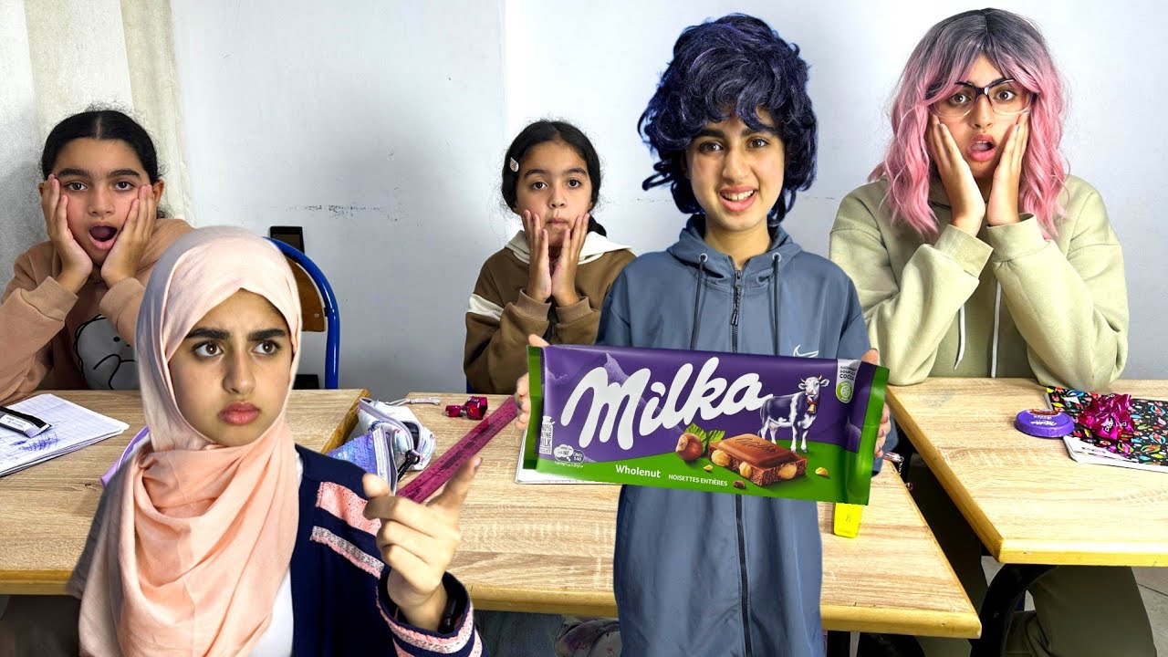 المعلمة دارت لينا تحدي في القسم ‼️من ربح الجائزة الكبرى