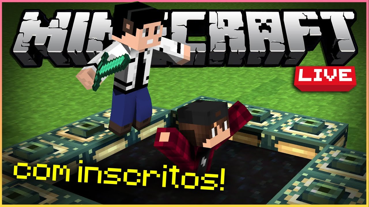 Live - Minecraft 1.20 Com inscritos (Java + Bedrock MCPE ) - YouTube
