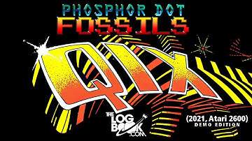 Phosphor Dot Fossils: Qix (Atari 2600, 2021 - homebrew demo version)