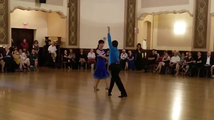 Vivian Huang and Raymond Kwong nightclub 2 step pe...