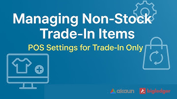 Manage Non-Stock Trade-In Items Easily | POS Trade in Applet | BigLedger