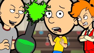 Clic Caillou Makes Caillous Head Expandsuspendedgrounded