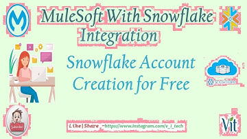 Snowflake Account Creation for Free @vitechtalks | MuleSoft integration With Snowflake Series