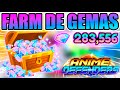 Farmea muchas gemas en  anime defenders  roblox