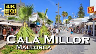 Cala Millor Mallorca City Center in 4K 60fps HDR (UHD) Dolby Atmos 💖 The best places 👀 walking tour
