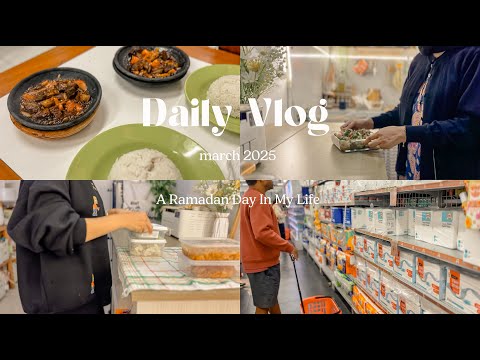 RAMADAN MUBARAK VLOG - ROUTINITAS MALAM - MASAK SAHUR SIMPEL CEPAT DAN ENAK