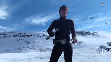 Star Wars Battlefront PS4 Beta Hero gameplay