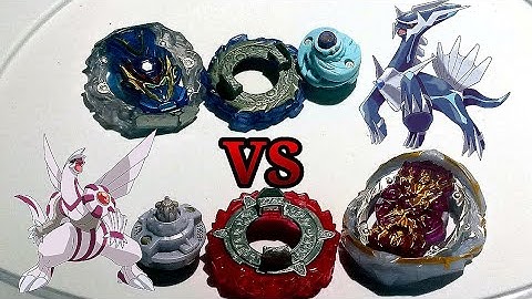 Dialga Vs Palkia! (Myth Dragon D5 1B Jolt vs  Royal Genesis G5 2D Needle)