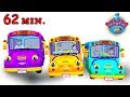 Youtube Thumbnail The Wheels On The Bus Go Round And Round Song with Lyrics - Nursery Rhymes for Children in English
