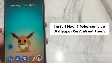 How To Install Pixel 4 Pokemon Live Wallpaper on Any Android | Without Root  | The Android Rush