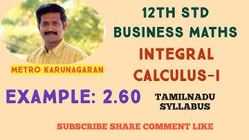 12th Std BM Example 2.60 Evaluate Integration cos²x dx from 0 to π/2
