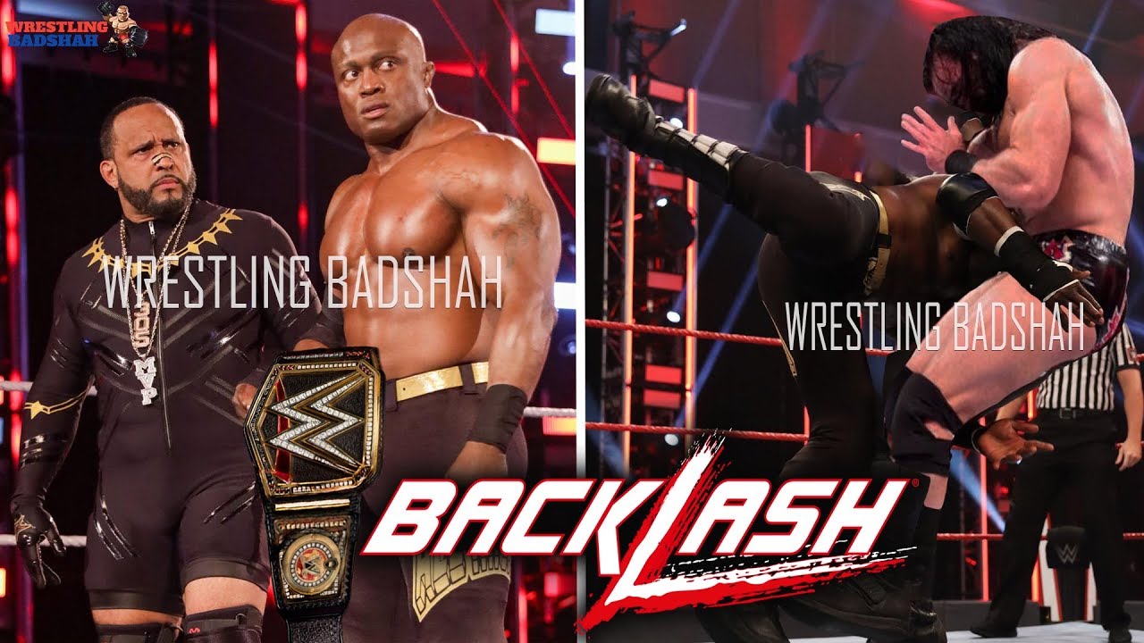 Bobby Lashley Winning WWE Title WWE Backlash 2020 Drew McIntyre Vs 