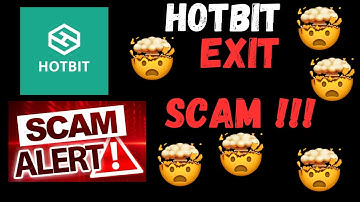 WAS HOTBIT RUNNING AN EXIT SCAM ??? EVERYTHING YOU NEED TO KNOW...