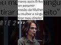 Sou mulher e ninguém vai tirar meu direito”, em meio ao debate sobre a condução da comissão.#repost