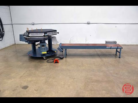 Brackett CPM 1E Circular Padding System w/ Delivery Conveyor