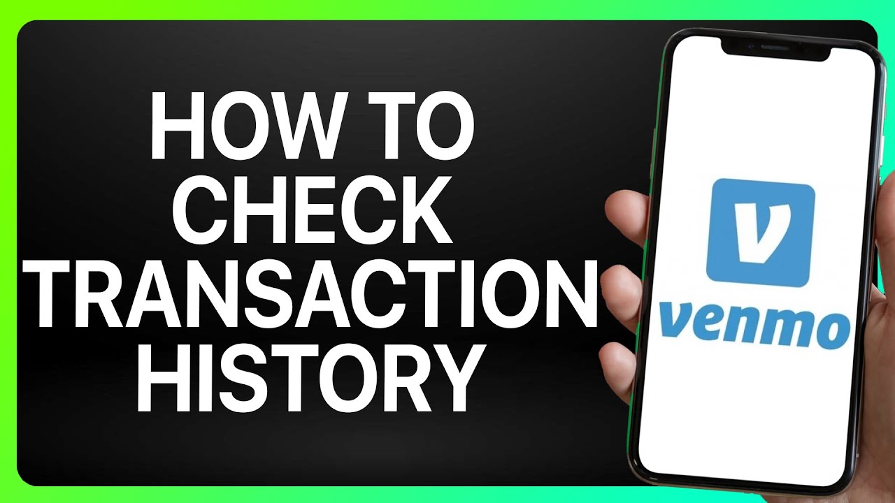 How To Check Venmo Transaction History 2024! (Full Tutorial) - YouTube