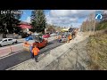 Astăzi (26.10.2022) a început reasfaltarea intersecției din Predeal, din zona domeniului schiabil