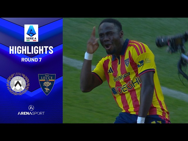 Udinese – Lecce 0:3 | SERIE A (7. kolo) | 18. oktobar 2026.