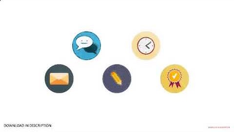 Free After Effects Template Project File - 20 Animated Icons