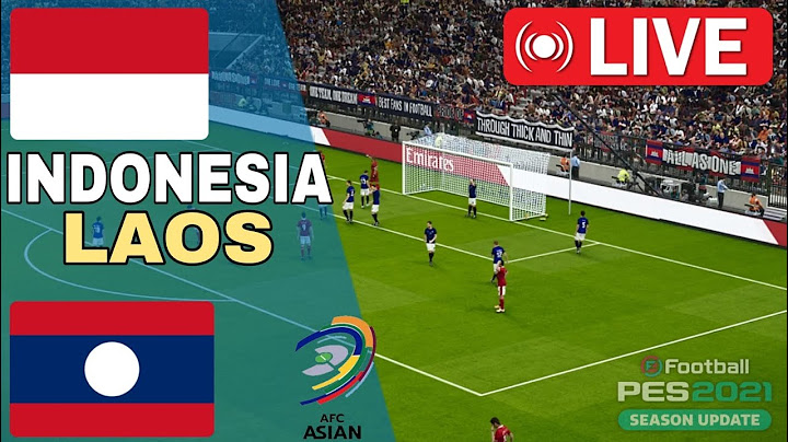 Indonesia vs Laos LIVE 🔴 Asian Championship ⚽ LIVE Match Now PES21
