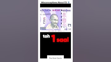 Misconceptions About Fixed Deposits 🏦 #misconceptions #fixeddeposit #fixeddepositscheme #trending