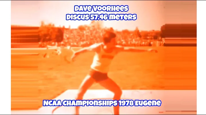 Dave Voorhees Discus 57.46 meters NCAA Championshi...