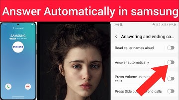 answer automatically in samsung android  || samsung mobile me automatic call receive kaise kare