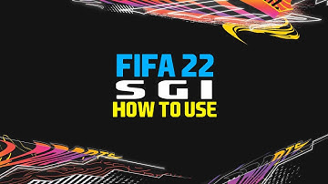 FIFA 22 S.G.I HOW to USE