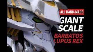 I MADE a GIANT SCALE GUNDAM BARBATOS ALL BY HAND (PART 1)