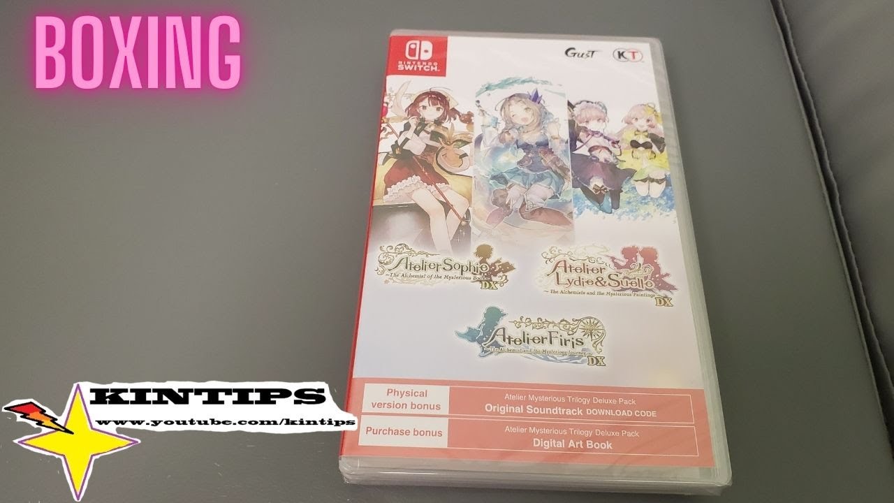 Kintips Boxing Atelier Mysterious Trilogy Deluxe Physical English Import Nintendo Switch Gust Tecmo Youtube