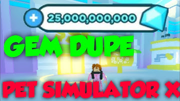 *TUTORIAL* HOW to DUPE GEMS in Pet Simulator X (Roblox)